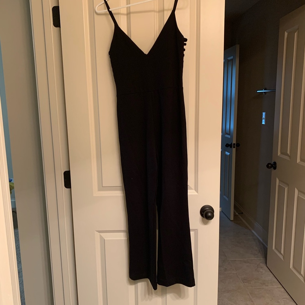 Amanda Uprichard Black Cutout Jumpsuit NWOT